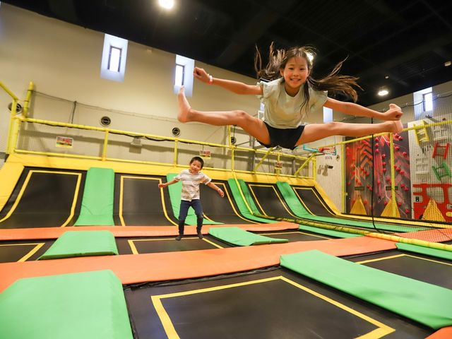 PLAYGROUNDには、4歳から利用できる遊具多数_ロッテアライリゾート