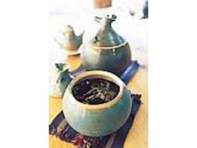 購入者続出で品薄のアイスコーヒーのカップ_ギャラリー森の茶家