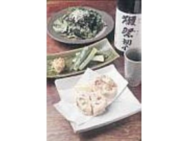 『五木の山うに豆腐』は地酒との相性抜群_猿楽 代官山店