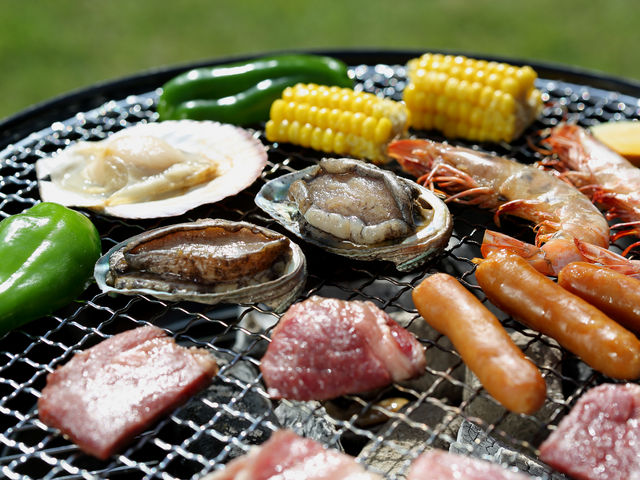 食事一例 現地にて飲み放題120分のオプションも付けれます。オールドリンク、ソフトドリンクの設定あり_橋立ベイホテル