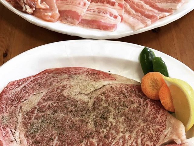 別注文にて、国産和牛もご用意しております。_ビーチステーション&cafe gin-ger