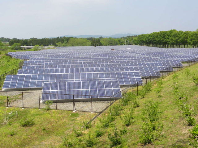★遂に完成!みどり郷敷地内に完備!太陽光パネル☆_みちのく城址温泉・ホテルみどりの郷