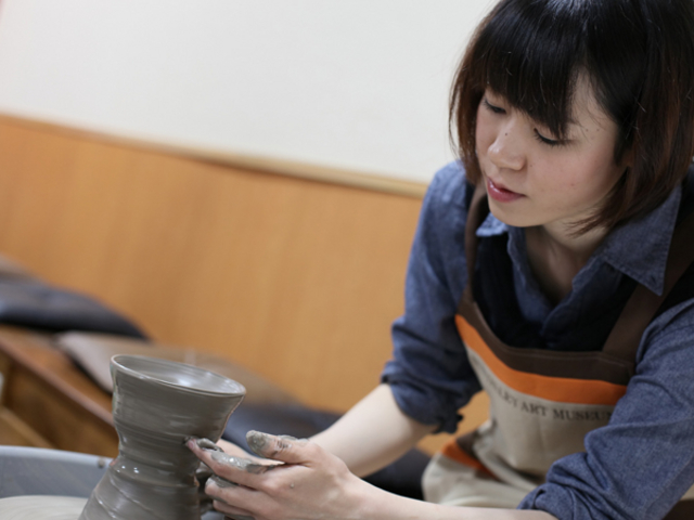 ホテルサンバレー那須・サンバレー美術館内陶芸体験コーナー