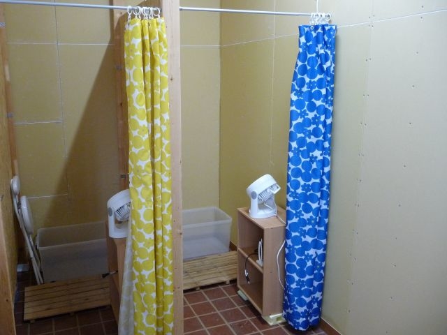 シャワールーム・更衣室・トイレ完備なので安心♪_一組貸切専門「海の遊び処 なかゆくい」