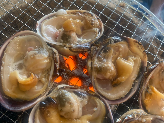 ご予約で大アサリなどの海鮮もございます_beach location