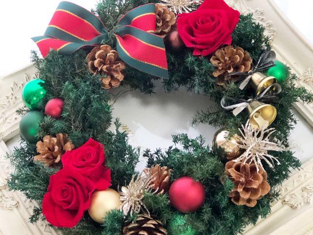 クリスマスリース_フラワーシャンテ