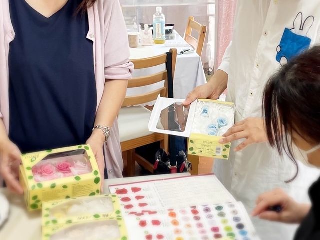 花材選び_フラワーシャンテ