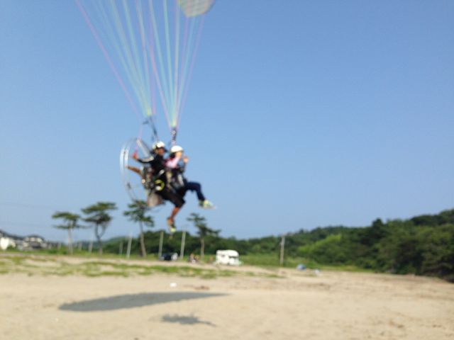 松島熱気球パラグライダー体験
