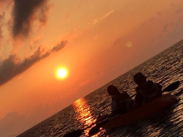 サンセット。石垣島の夕日を眺めながら1日の思い出を・・・_JABURO