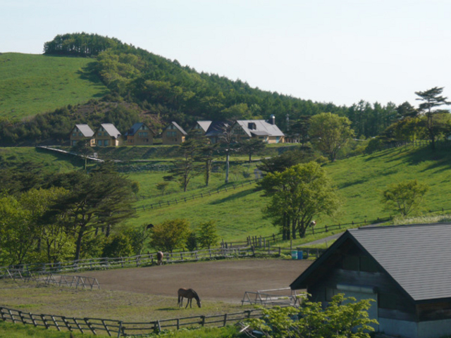 室根山の中腹にある自然いっぱいの乗馬クラブです。_風薫る丘みちのく乗馬クラブ
