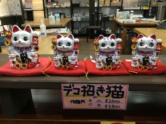 デコ招き猫作り体験_地球屋