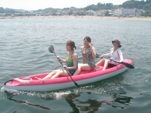 誰でも簡単に沖に行ける海のカヌー,シーカヤックなら二人乗りもOK_エスライド