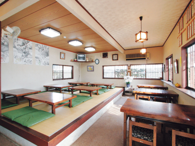 店内 そば処_ふれあいの家