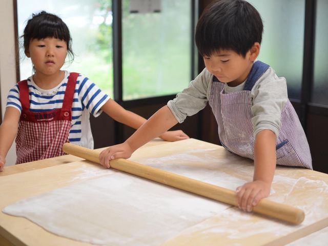 そば打ち体験_ふれあいの家