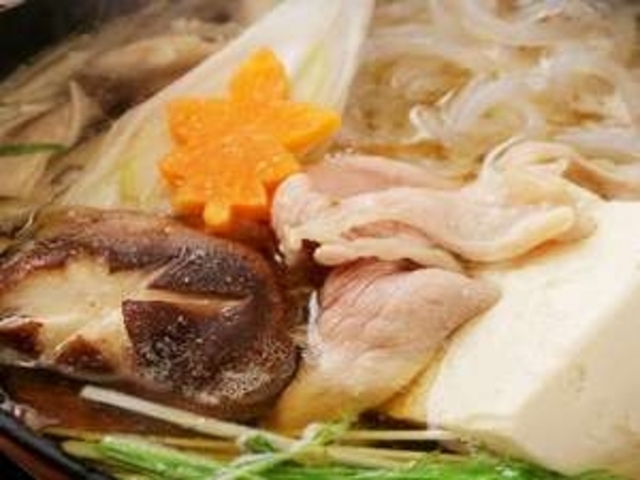 健康那須鶏のお鍋!!_御宿 一富士