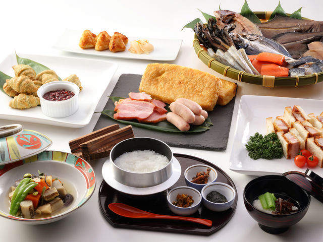 【朝食バイキング】季節の新潟県産食材を使用した朝食_エンゼルグランディア越後中里