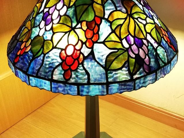弊社ステンドグラス教室生徒様作品です。_ステンドグラススタジオシリウス