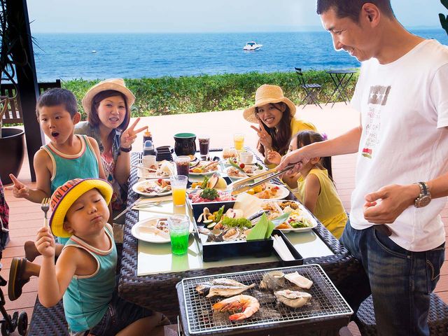 ファミリーで、グループで、手ぶらで手軽にBBQを楽しめます。_シーアイガ海月