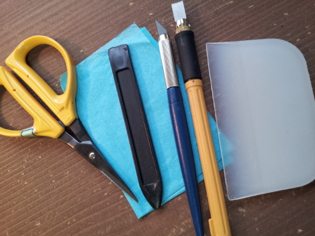 使用する道具はこれだけです_グラスアート工房 RayColors