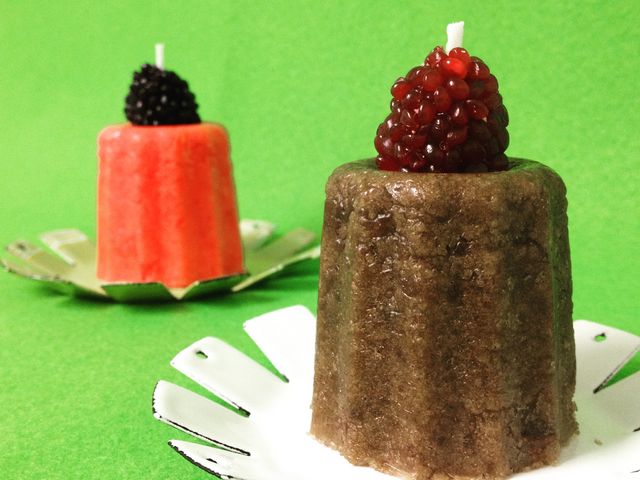 ワークショップ用キャンドルの一例「カヌレ」_laforetverte