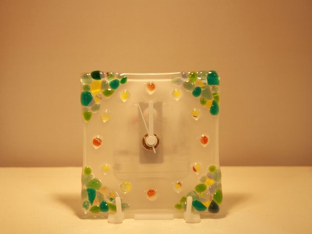【お客様作品】時計_田畑硝子工房