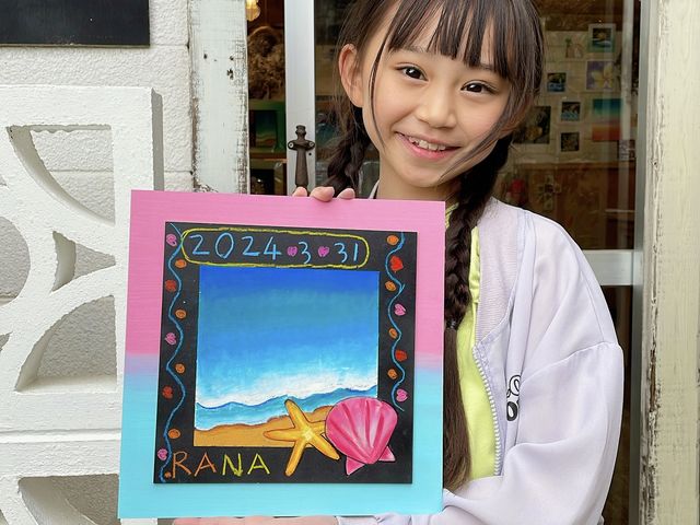 特殊なチョークを使うから色鮮やか!触っても取れない♪_チョークアート専門店 KANAE CHALK ART. 沖縄