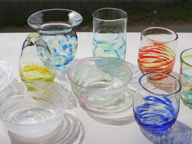 吹きガラス作品_あしたば硝子工房