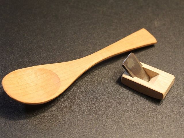 使いやすいカテトラリーほとんど、豆カンナで作れるデザインにいしましたので、楽しんで作っていただけます。_木工房「まえさん塾」