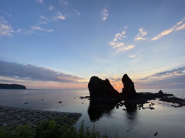 知床の夕暮れ_知床 清里町ウエネウサルみどり