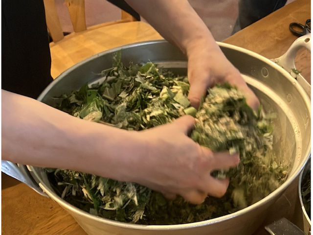 ハーブボール作り_山人クラブ