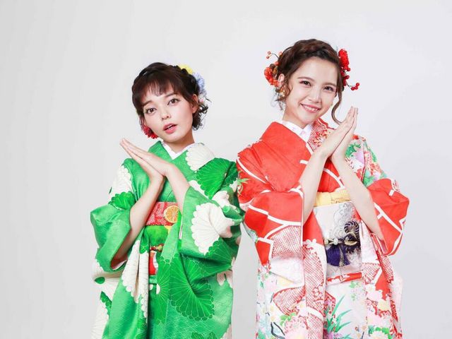 お友達と振袖体験_HANA Kimono Rental