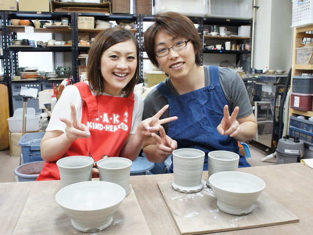 陶芸デート !!(電動ろくろ体験)_COM陶芸教室