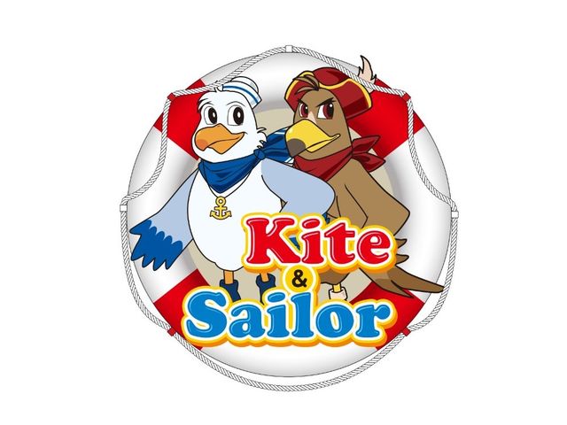 千鳥観光汽船のキャラクターカイト&セーラー_ちどり沼津港遊覧クルーズ