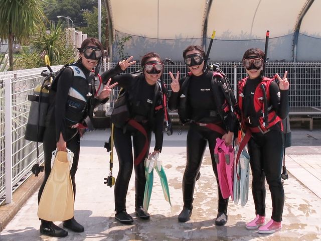 お友達と体験ダイビングへのご参加、ありがとうございました。_DIVING SHOP SEVEN7