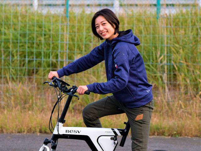 女性でもラクラク・安心して乗れます。_CycleTrip