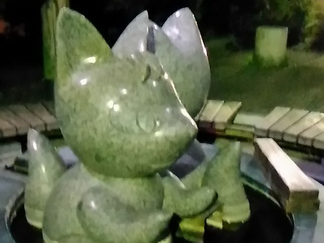 村上瀬波温泉のコンコンちゃん足湯
