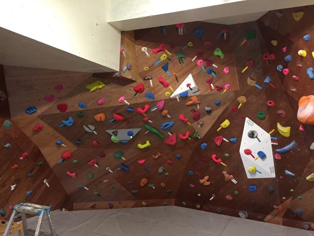 奥の3D壁(バルジ)_Favour climbing