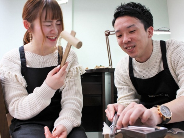 手作り鍛造コースのお客様_手作り指輪のお店M-studio
