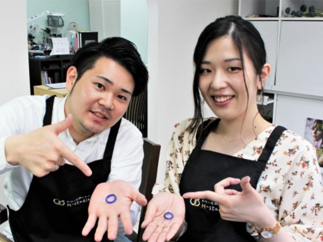 手作りワックスコースのお客様_手作り指輪のお店M-studio