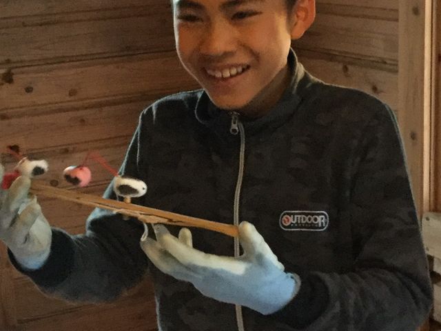 ヤッター!
達成感にあふれる
表情見てこちらも喜びがこみ上げる一瞬です。_カワツー