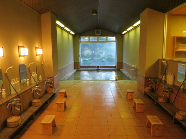 湯殿はしっとりとした優しい肌触りが特徴_旅館 一乃松