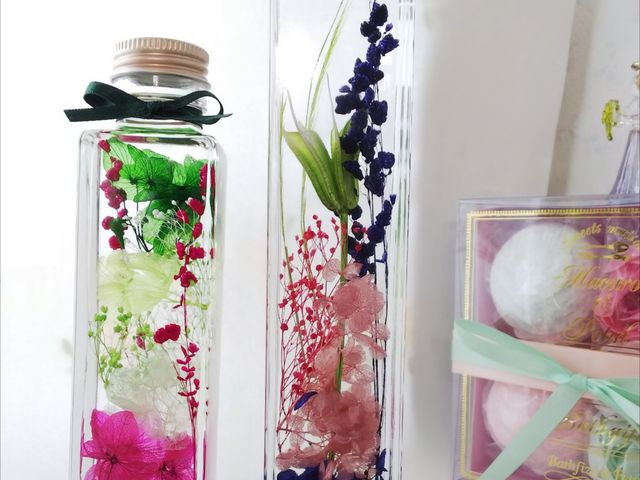 アジアンハーバリウムです。オリジナリティーが
作り手によってすごく出るのも楽しいです_Pastel Gardens