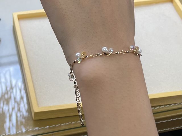 チェーンブレスレット
(お客様の作品)_AOZORA