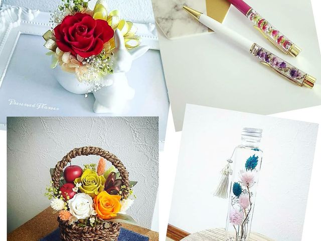 アレンジ物や雑貨など様々な物がお作りできます_Flower room Blue rela