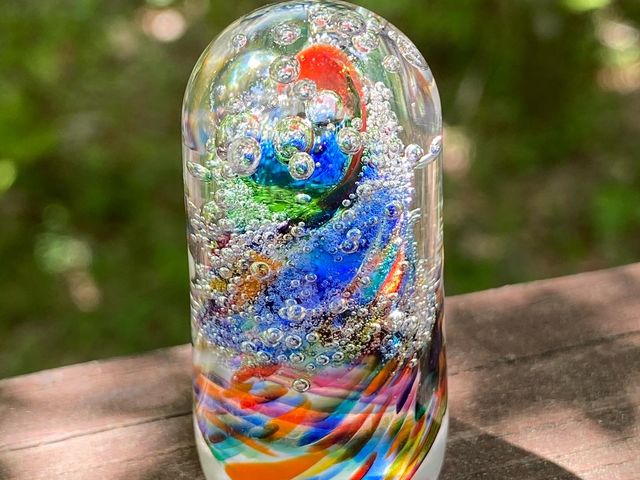 ガラス作家さんが作る印材です。_ガラス体験 遊び心