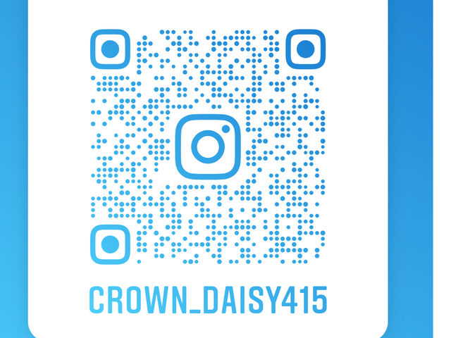 Instagram QRコード_crown daisy