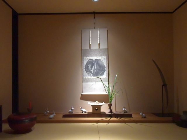 お月見の展示_ギャラリーふう