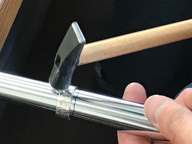 槌目の打ち込み_赤羽七宝舎 ものづくり広場