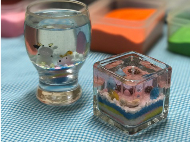 かわいいジェルオーナメントにもなります!_赤羽七宝舎 ものづくり広場