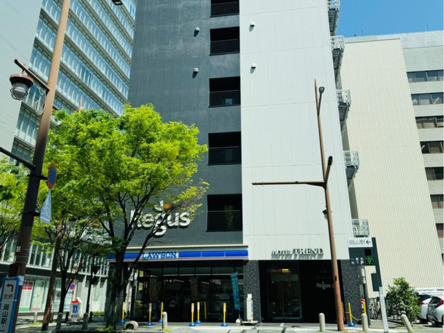 【完全予約制】岡山駅前のアクロスキューブビルの一室がアトリエです。ローソン隣のエレベーターから2階へ→受付→ご案内→香水創りという流れになります。_Atelier M&Parfum